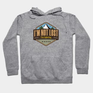 I'm Not Lost I'm Exploring Hoodie